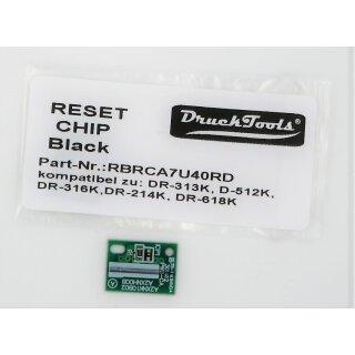 Drucktools Trommel Reset Chip Black für KonicaMinolta DR-313 K, DR-512 K ohne Auschnitt