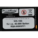 Drucktools Rebuild Waste Toner Box WX-103 kompatibel für Develop inea + 224, Konica-Minolta bizhub 224e, Lexmark CS 921 DE, Olivetti d-Color MF 222