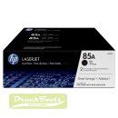 Original Tonerkartusche schwarz Doppelpack CE285AD / 85A