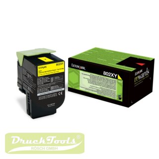 Original Toner-Kit gelb extra High-Capacity return program 80C2XY0 / 802XY