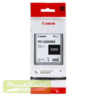 Original Tintenpatrone schwarz matt 3488C001 / PFI-030MBK