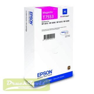 Original Tintenpatrone magenta C13T755340 / T7553