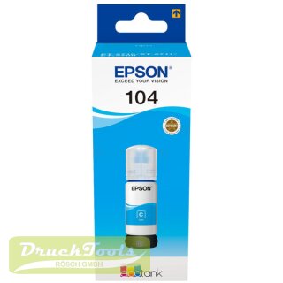 Original Tintenflasche cyan C13T00P240 / 104