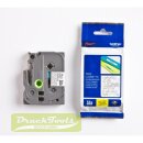 Original DirectLabel weiss auf Transparent Laminat TZE-135