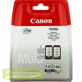 Original Druckkopfpatrone Multipack schwarz + color 8287B005 / PG-545+CL-546