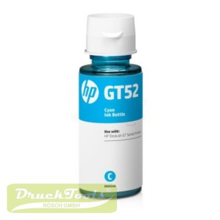 Original Tintenpatrone cyan M0H54AE / GT52