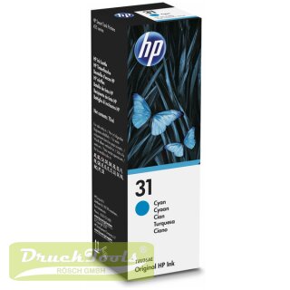 Original Tintenpatrone cyan 1VU26AE / 31