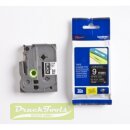 Original DirectLabel weiss auf schwarz Laminat TZE-325