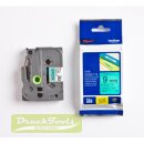 Original DirectLabel schwarz auf gr�n Laminat TZE-721