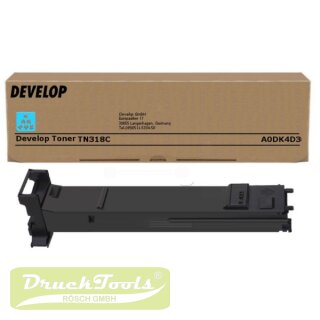Original Toner cyan A0DK4D3 / TN-318C