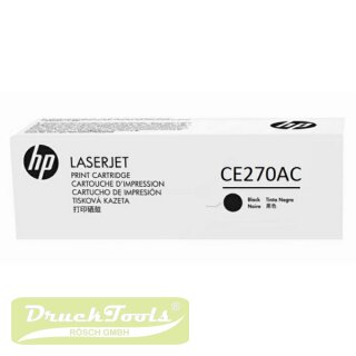 Original Tonerkartusche schwarz Contract CE270AC / 650A