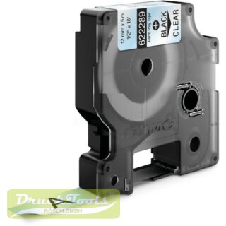 Original Farbband Polyester permanent schwarz auf Transparent 622289