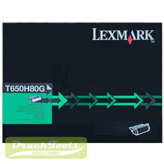 Original Tonerkartusche schwarz remanufactured T650H80G