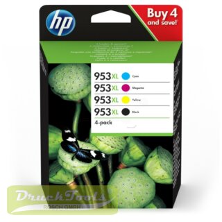 Original Tintenpatrone MultiPack Bk,C,M,Y High-Capacity 3HZ52AE / 953XL