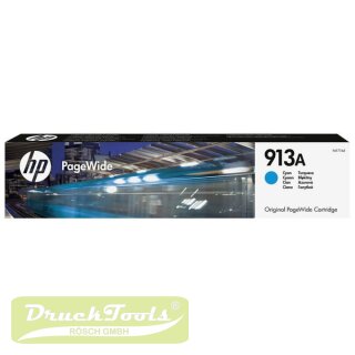 Original Tintenpatrone cyan F6T77AE / 913A