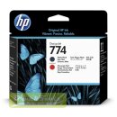 Original Druckkopf schwarz matt /chromatic rot P2V97A / 774