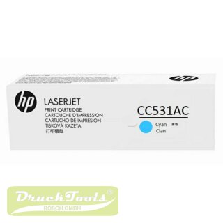Original Tonerkartusche cyan Contract CC531AC / 304A