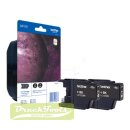 Original Tintenpatrone schwarz Doppelpack LC-1220BKBP2DR