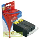 Alternativ Tintenpatrone schwarz pigmentiert Doppelpack...