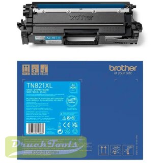 Original Toner-Kit cyan TN-821XLC