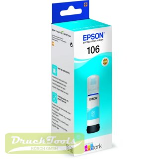 Original Tintenflasche cyan C13T00R240 / 106