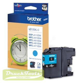 Original Tintenpatrone cyan LC-125XLC