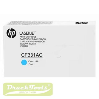 Original Tonerkartusche cyan Contract CF331AC / 654A