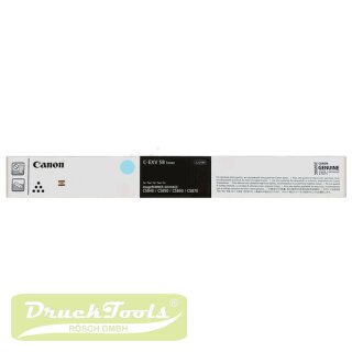 Original Toner cyan 3764C002 / C-EXV58C