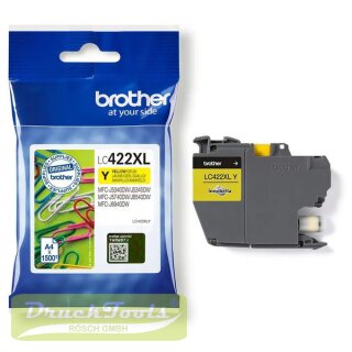 Original Tintenpatrone gelb High-Capacity LC-422XLY