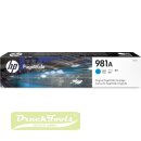 Original Tintenpatrone cyan J3M68A / 981A