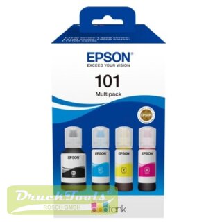 Original Tintenflasche Multipack Bk,C,M,Y C13T03V64A / 101