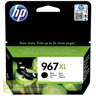 Original Tintenpatrone schwarz 3JA31AE / 967XL