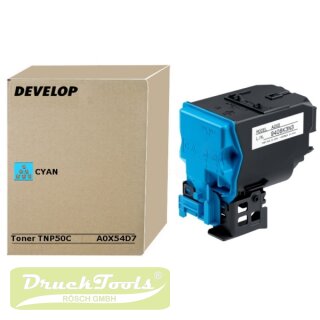 Original Toner-Kit cyan A0X54D7 / TNP-50C