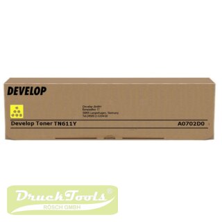 Original Toner gelb A0702D0 / TN-611Y