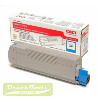 Original Toner cyan 43324423