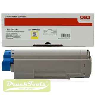 Original Toner gelb 43381905