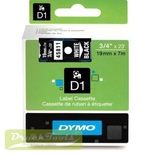 Original DirectLabel-Etiketten weiss auf schwarz 45811 / S0720910