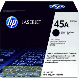 Original Tonerkartusche schwarz Q5945A / 45A