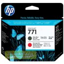 Original Druckkopf schwarz matt / rot CE017A / 771