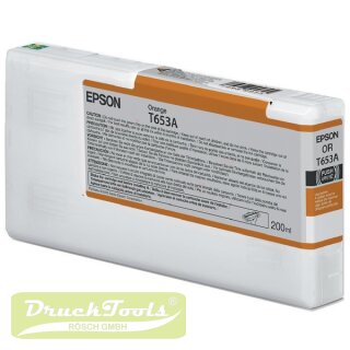Original Tintenpatrone orange C13T653A00 / T653A