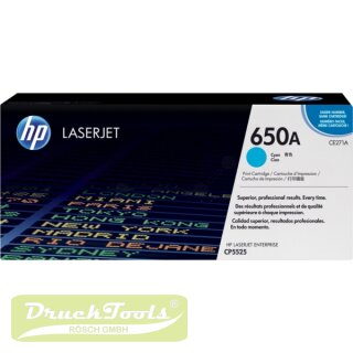 Original Tonerkartusche cyan CE271A / 650A