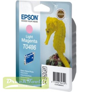 Original Tintenpatrone magenta hell C13T04864010 / T0486