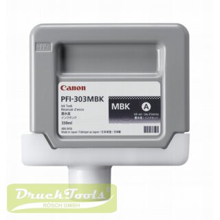 Original Tintenpatrone schwarz matt 2957B001 / PFI-303MBK