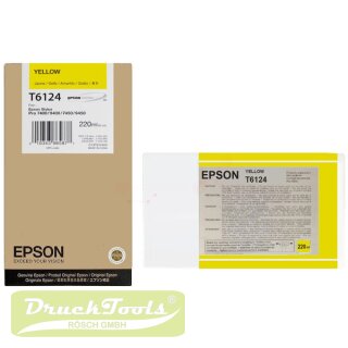 Original Tintenpatrone gelb C13T612400 / T6124
