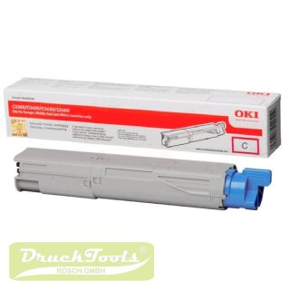 Original Toner cyan 43459331