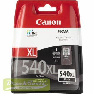 Original Druckkopfpatrone schwarz pigmentiert Blister mit Sicherheitsband 5222B004 / PG-540XL